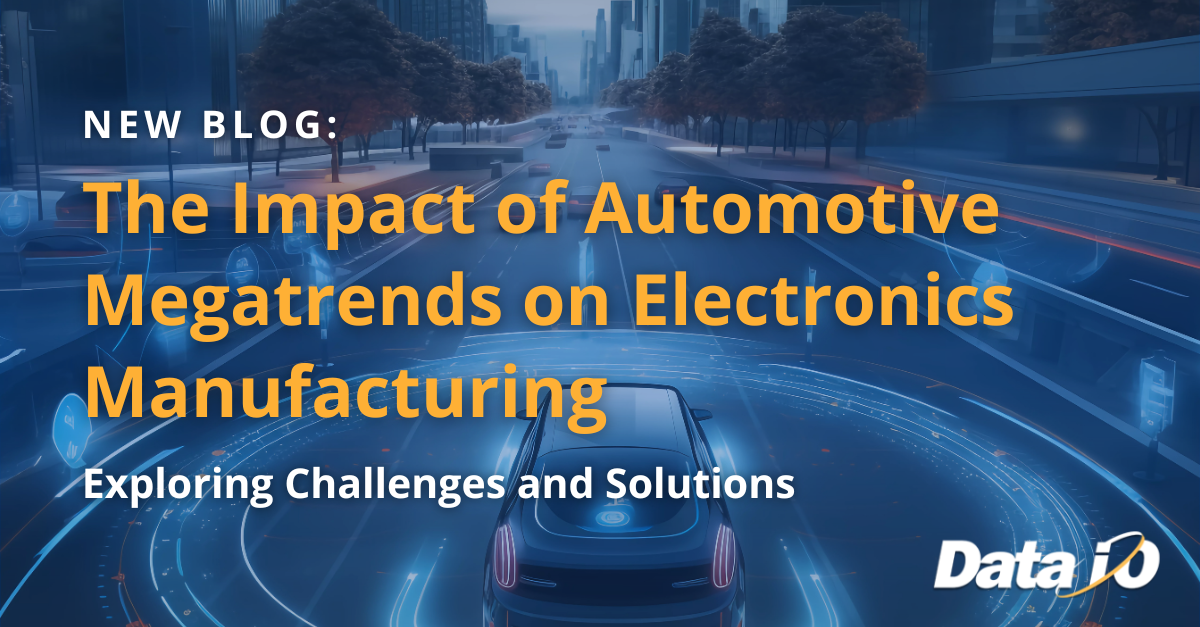 The Impact of Automotive Megatrends on Electronics Manufacturing, Flash Memory, and Programming Solutions